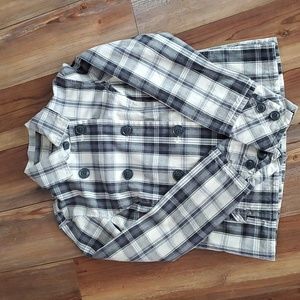 Aeropostale Women's Double-Breasted Lightweight Jacket Size Medium.